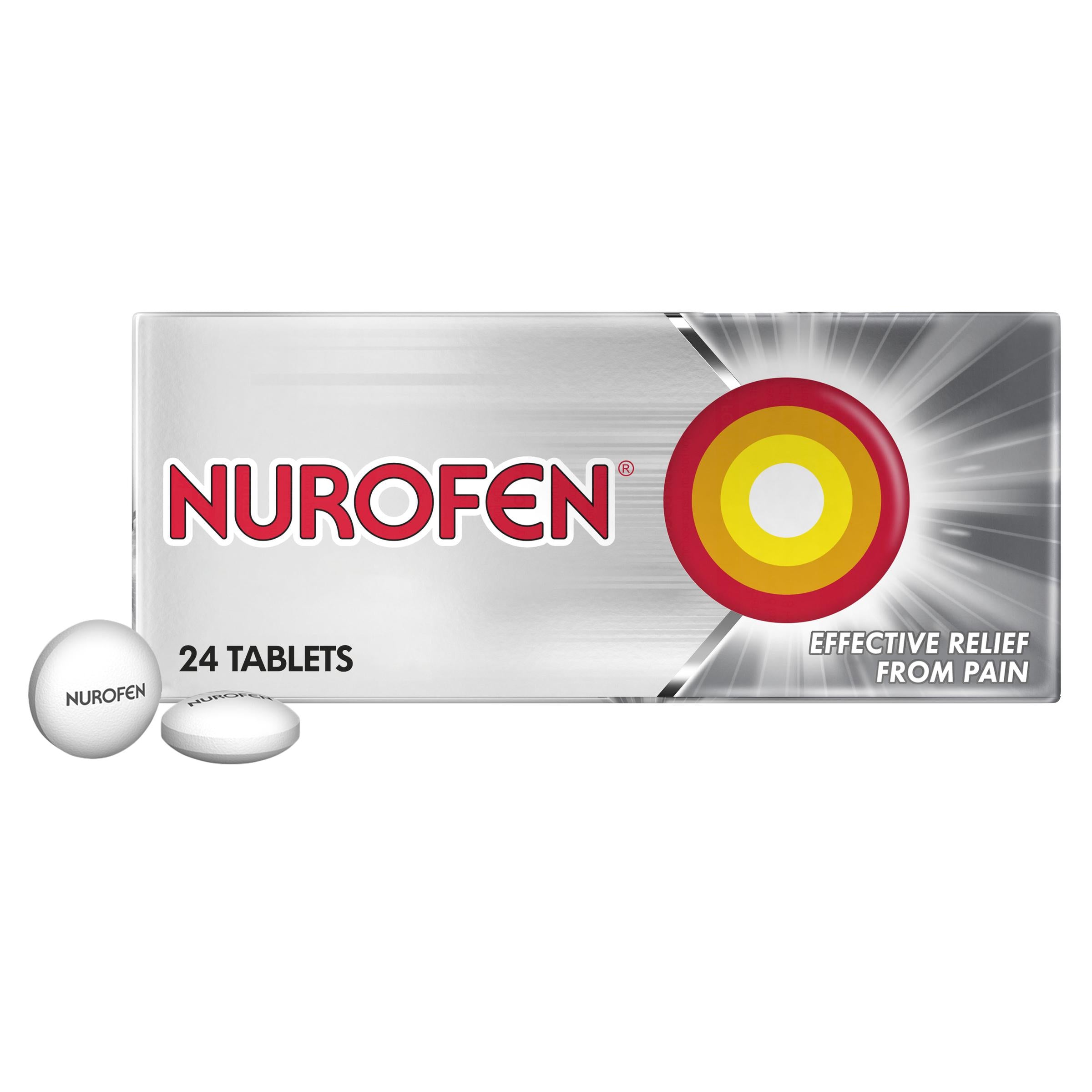 Nurofen Pain & Inflammation Relief Tablets 200Mg 24 Pack