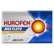 Nurofen Meltlets Pain Relief Citrus Flavour 200mg 24 Meltlets