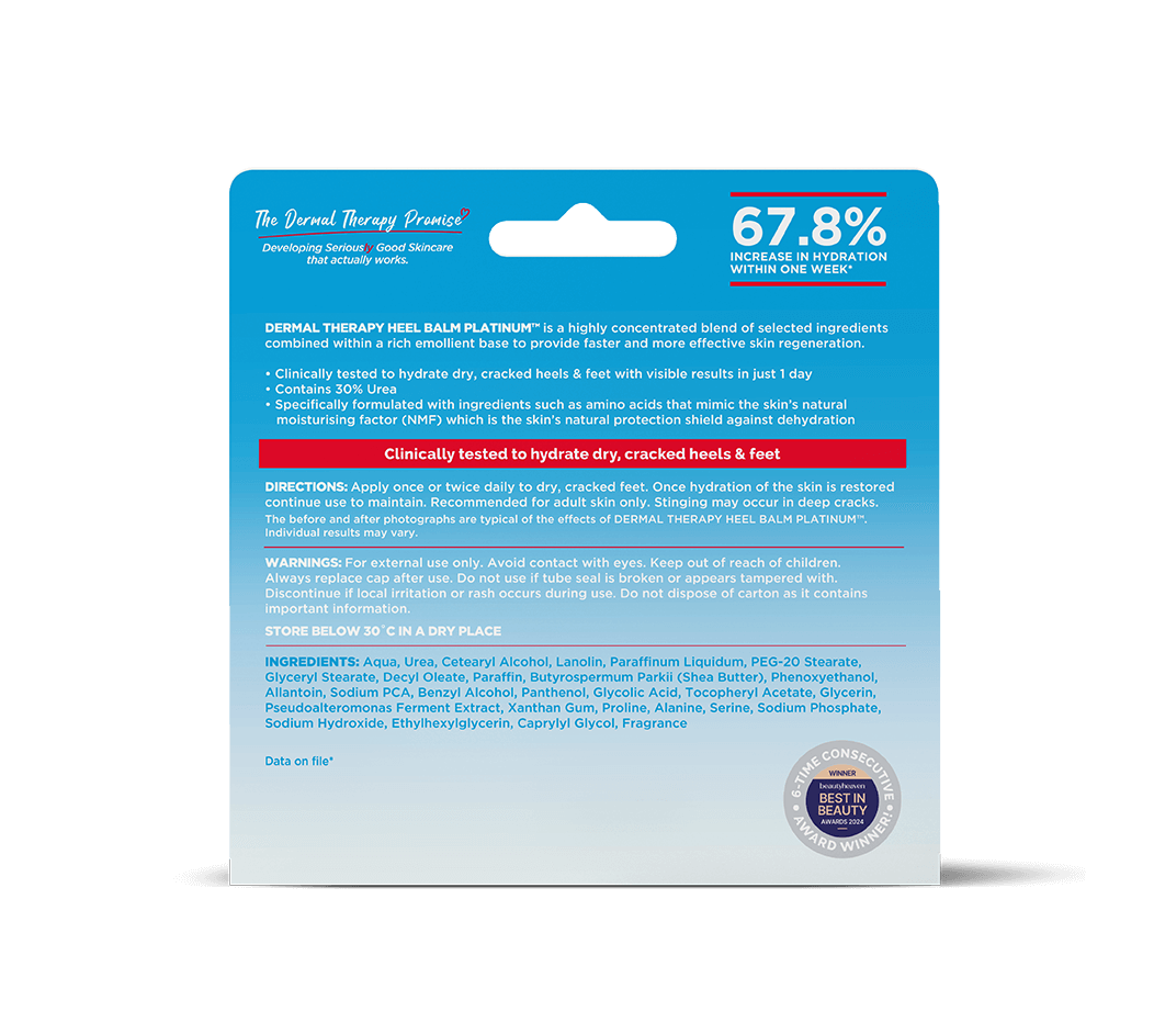 Dermal Therapy Heel Balm Platinum 75g