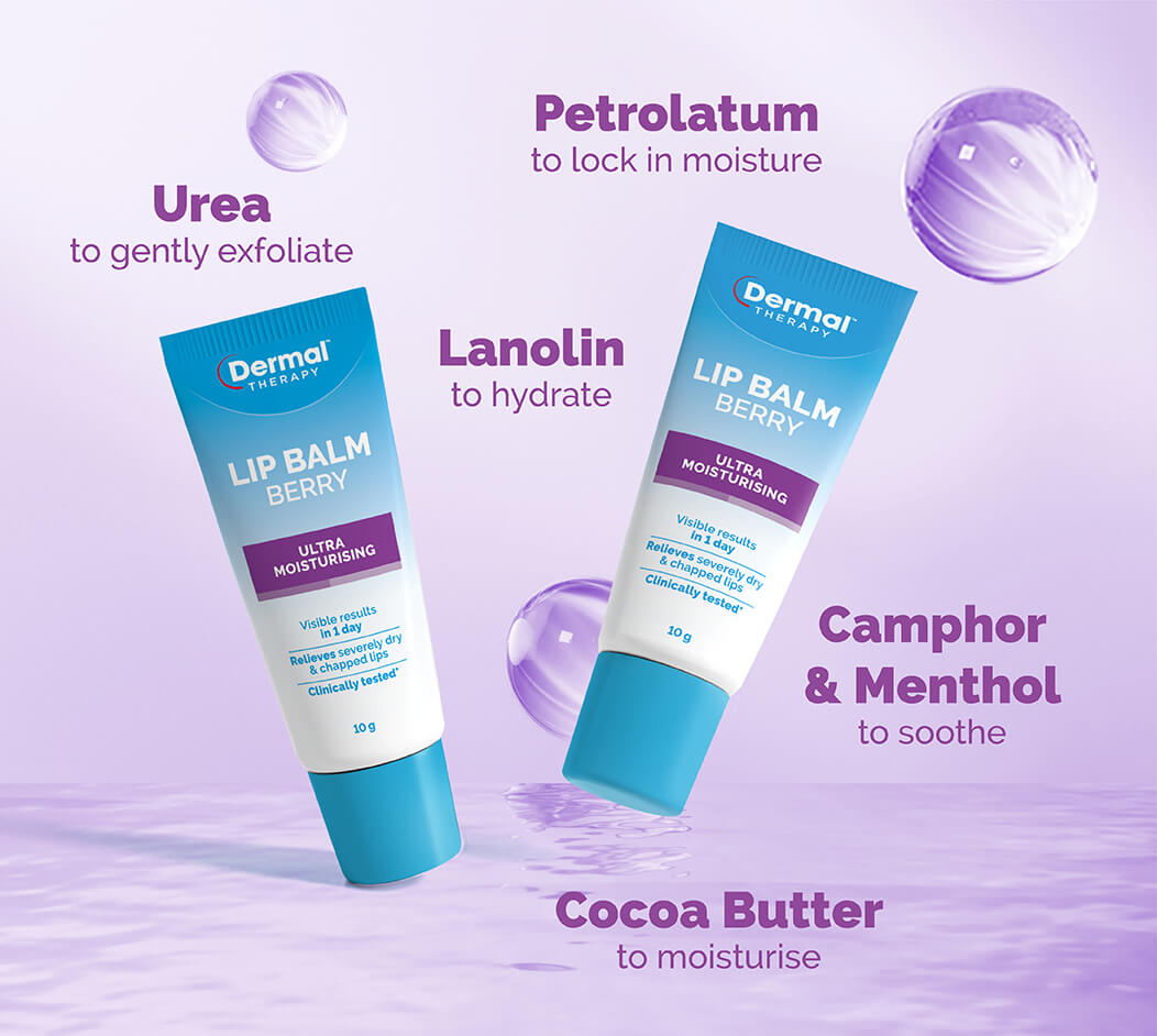 Dermal Therapy Lip Balm Berry 10g